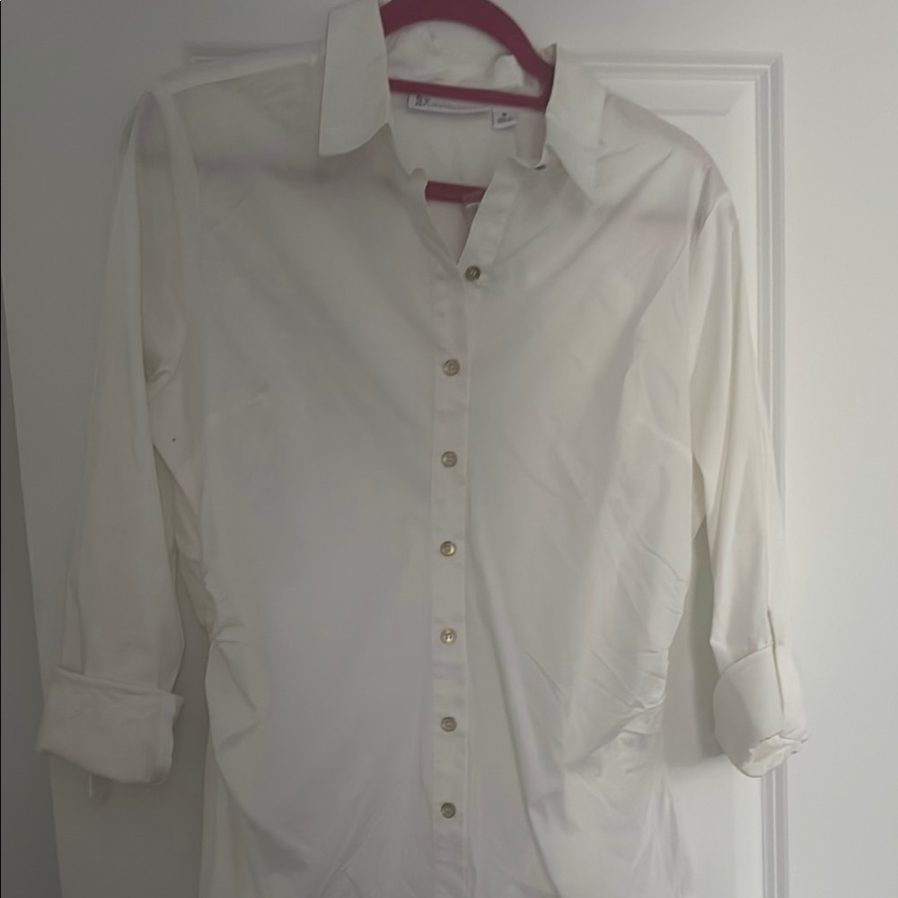 Classic White Button Down Shirt